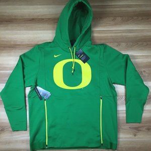Nike Oregon Ducks Apple Green Therma-Fit Pullover
